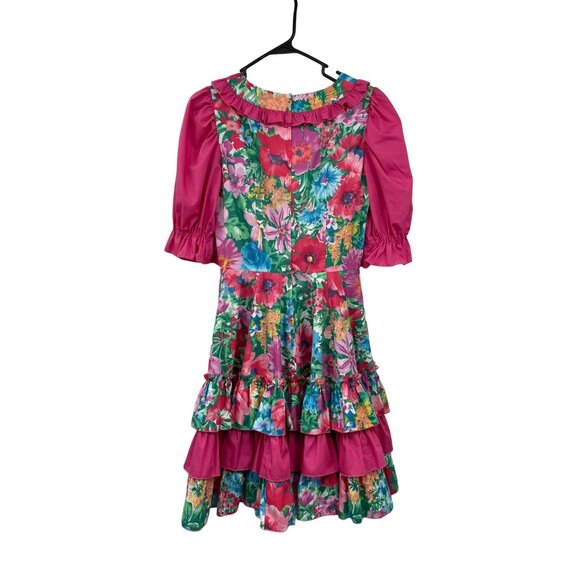 Vintage Handmade Dress and Belt Womens S? Used Floral - Picture 4 of 16